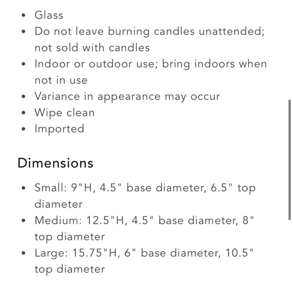 PRICE FIRM✨Massive Glass Hurricane * - Picture 6 of 10